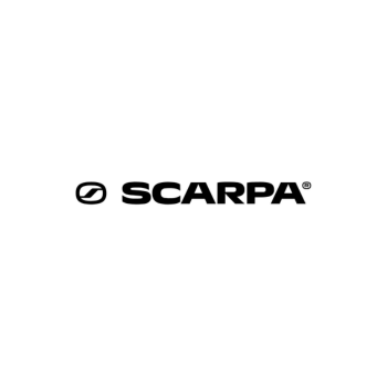 Logo von SCARPA, einem Hersteller von Outdoor-Sport- und Wanderschuhen.